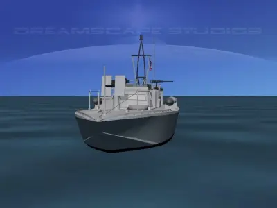 Patrol Torpedo Boat  3D model