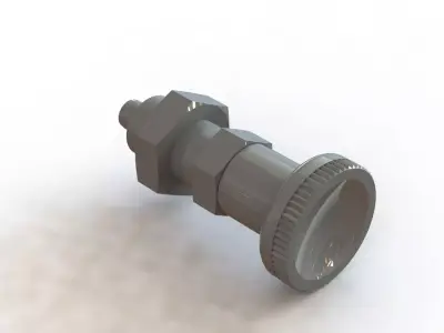 Indexador Elesa GN 617 8 AK Indexing Plungers 3D model