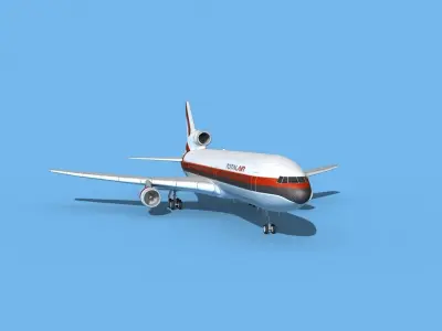Lockheed L1011 Total Air 3D model