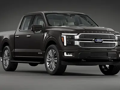 2024 Ford F-150 Platinum 3D model