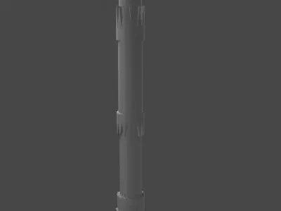 Axe ogres game asset 3d model Low-poly 3D model