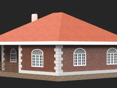 Onestory private house 3D model