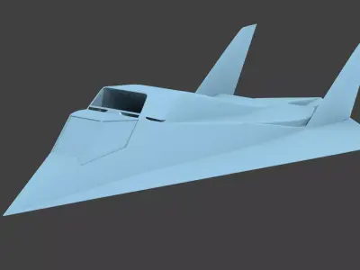 Northrop XST 3D print model