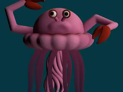 number 1 AA1 Free low-poly 3D model