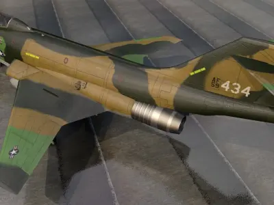 McDonnell RF-101B Voodoo 3D model