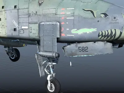 A-10 Thunderbolt High Quality 3d scan 3D model