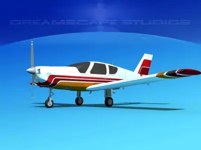 Socata TB-20 Trinidad V06 3D model