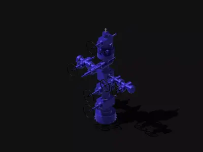 LAND RIG CHRISTMAS TREE 3D model