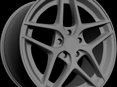 BBS rims 3D model