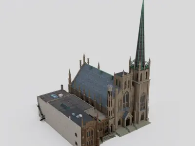 Fort Street Presbyterian Church 3D model