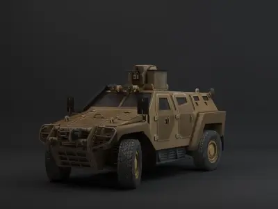 otokar cobra2 Low-poly 3D model