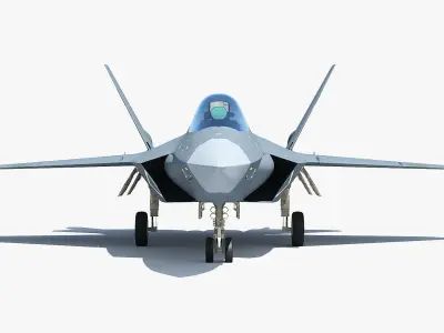 J-35A China International Aviation Aerospace Exhibition 3D model