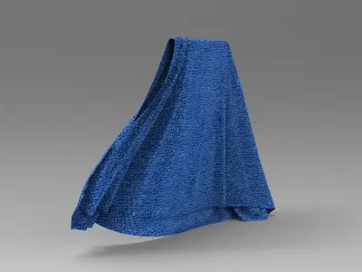Set 5 in 1 Cloth 5 Low-poly 3D model