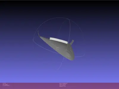Hypersonic Scramjet Airliner Concept Printable Miniature 3D print model
