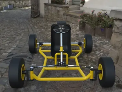 Kart GHN Free 3D model