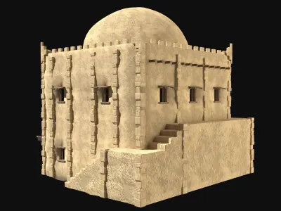 DESERT ARAB ANCIENT EGYPT TURKEY SUMER BABYLON HOUSE COLLECTION Low-poly 3D model