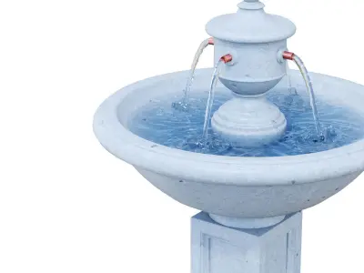 Rochefort Fountain 3D model