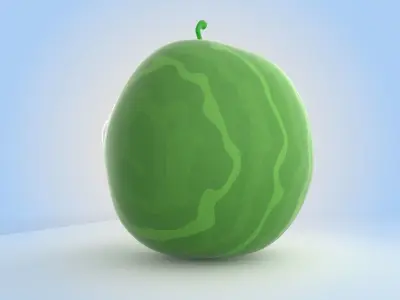 Watermelon 3D model