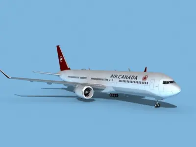Boeing 767-400 Air Canada 1 3D model