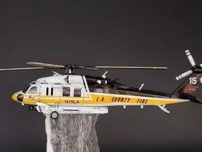 Sikorsky S-70 Firehawk 3D print model