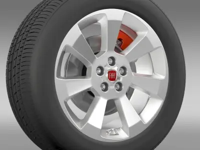 Fiat Doblo Cargo wheel 2015 3D model