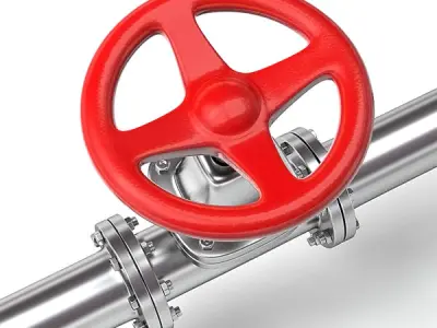 Hydraulic valve 3D model