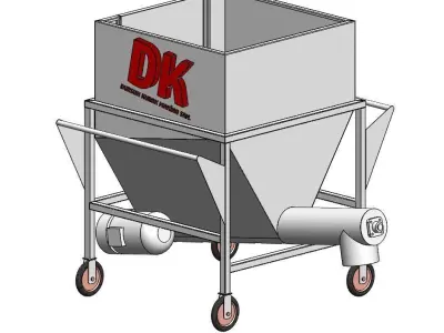 Basit Yem Dagitma Makinesi Calismasi Free 3D model