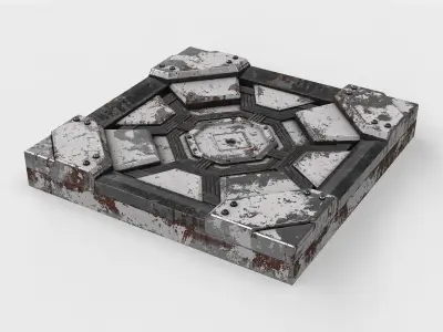 panel sci-fi 05 3D model