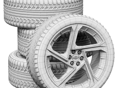 Chevrolet wheels 3D model