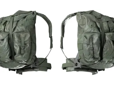 ALICE PACK Low-poly 3D model