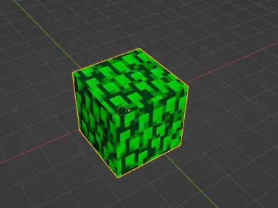 Minecraft blocks Free low-poly 3D model