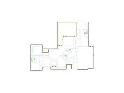 Detailed Exterior Sketch by Interior - 4001-4500 SF - Xactimate 3D model