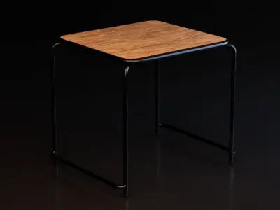 Coffee Table Free low-poly 3D model buy