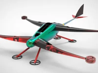 Air Bus cargo drone 3D print model