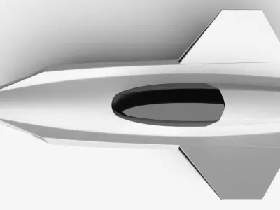 Racing Spaceship Regulus 3D model