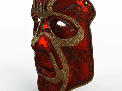 Metal Mask 3 3D model