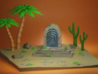 Magic Portal 3D model