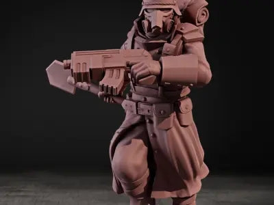 FREE STL 2nd Death Division commander Free 3D print model