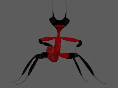 Kung Fu Mantis 3D model