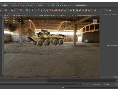 High Quality 3D Model of Armored Personnel Carrier APC 3D model