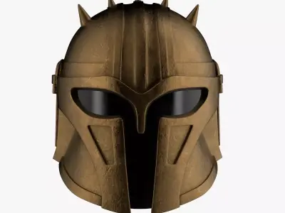 Helmet-- The Armorer from The Mandalorian--star wars 3D model