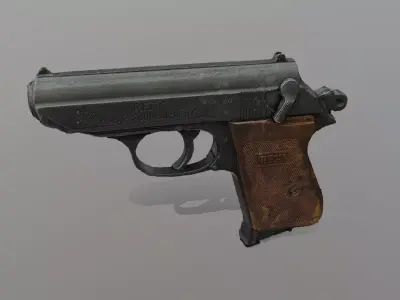 alarm gun pk 800 3D model