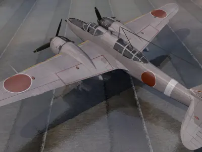 Kawasaki Ki-102B Otsu - aka Randy 3D model