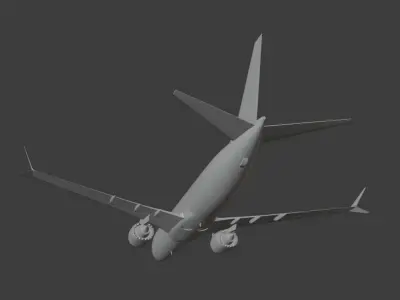 BOEING 737 MAX 8 READY FOR 3D PRINTING 3D print model