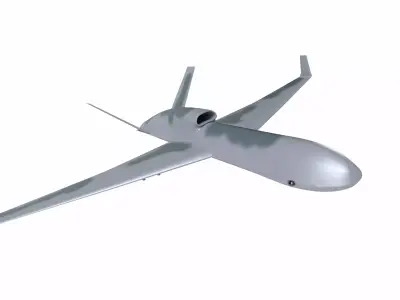 General Atomics Defender UAV concept 3D model