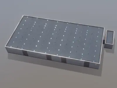 Arlanda Schenker Logistics Low-poly 3D model