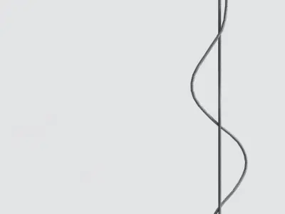 Vertigo Bird LED Aluminum Pendant Lamp 3D model