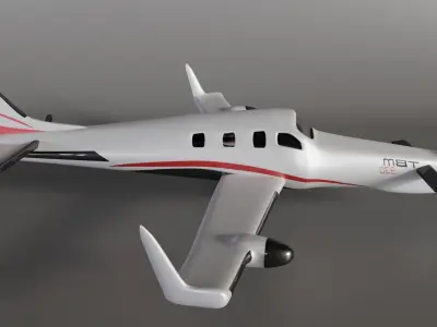 3D Model of a plane 3D model