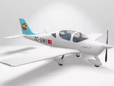 Tecnam P2002 JF model aircraft 3D model