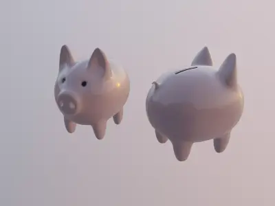 Piggy Bank 3D model
